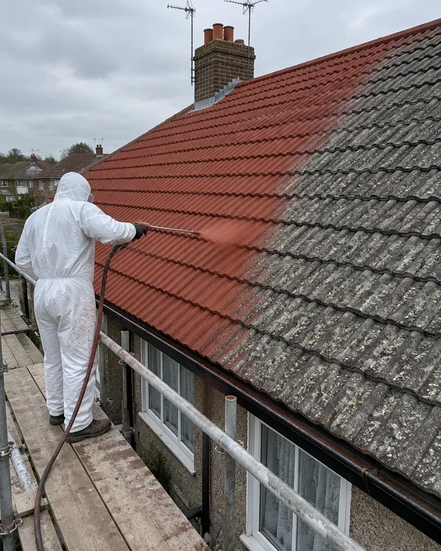 Roof painting and coating in St Ives