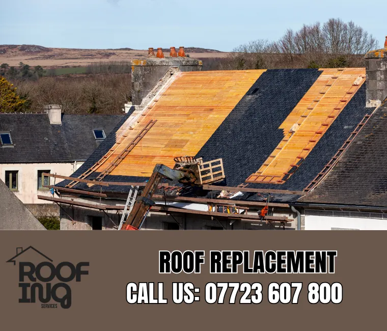 Complete roof replacement in St Ives